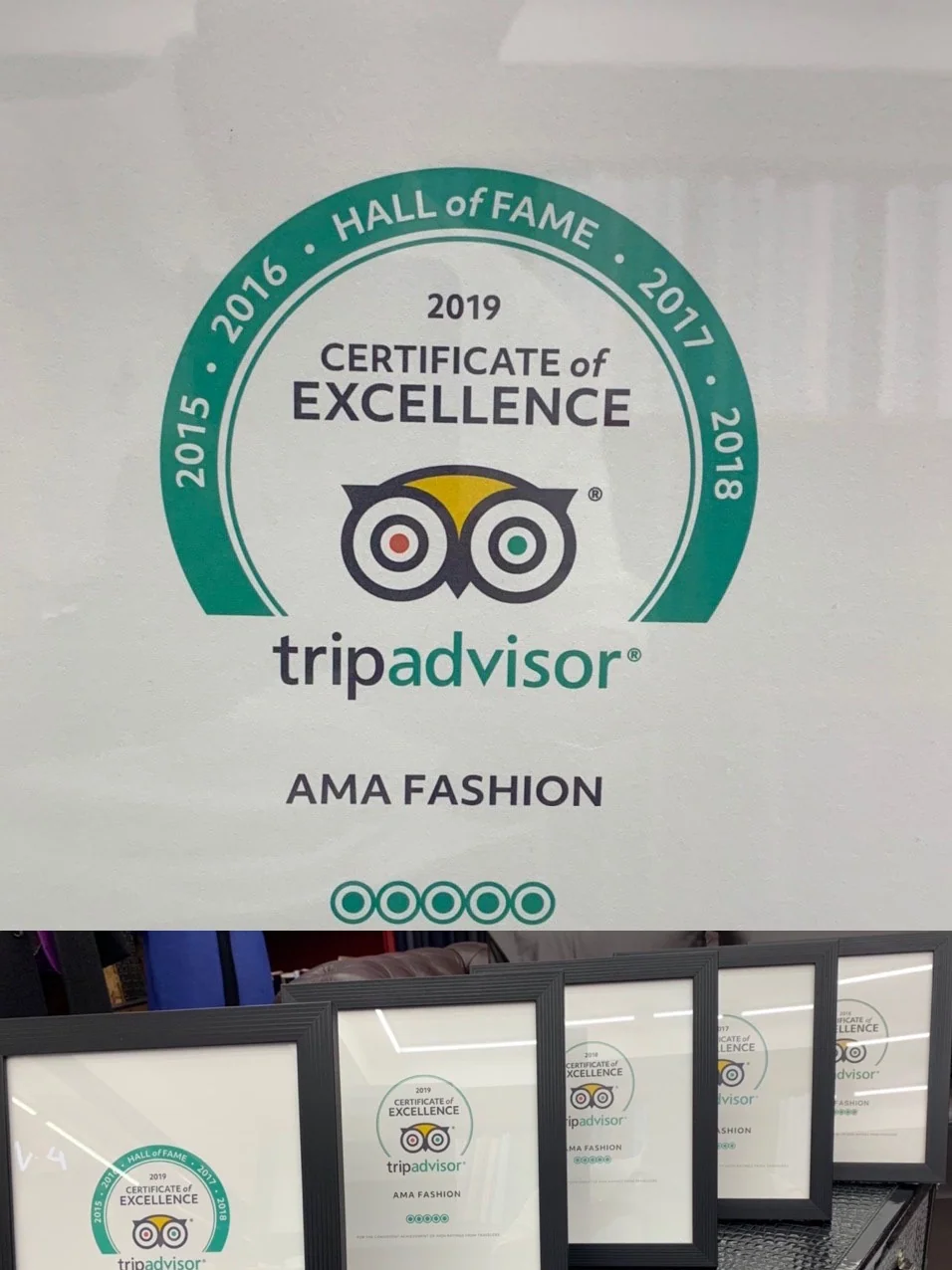Original customer photograph from AMA Fashion Pattaya
