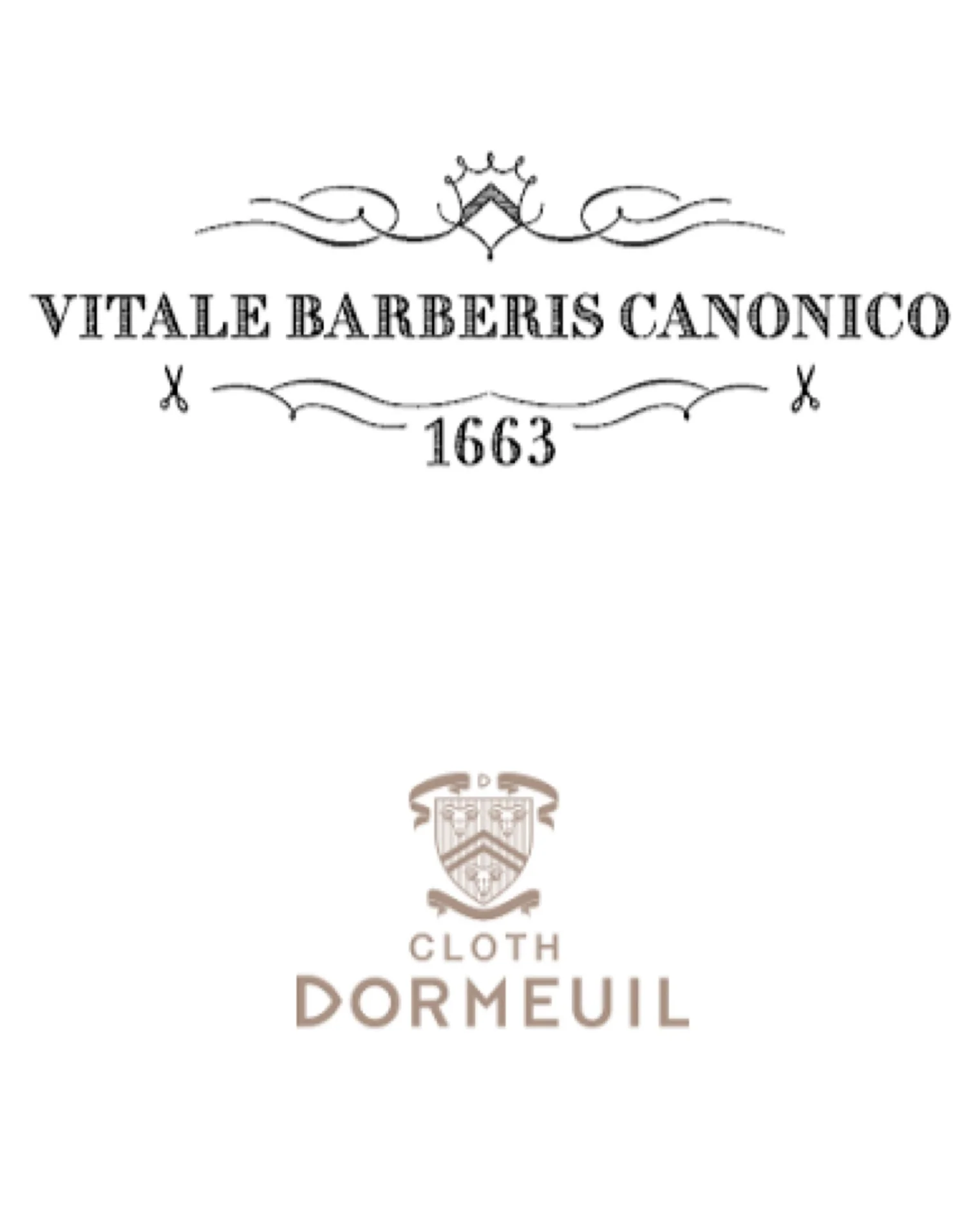 Vitale Barberis Canonico and Dormeuil fabric brand artwork from the original AMA Fashion website